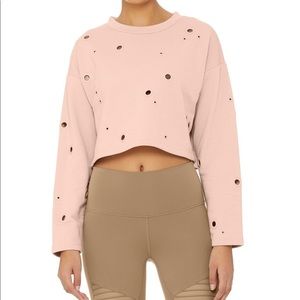 ALO Yoga Cadence Pullover Nectar Small